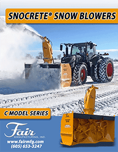 Snocrete® Agriculture Series Snowblower Brochure